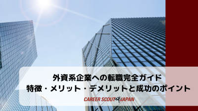 外資系企業への転職完全ガイド – 特徴・メリット・デメリットと成功のポイント | BLOG